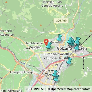 Mappa Via Eisenkeller, 39100 Bolzano BZ, Italia (2.32909)