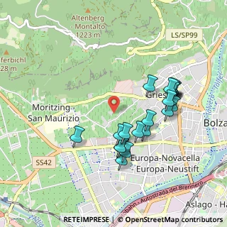 Mappa Via Eisenkeller, 39100 Bolzano BZ, Italia (0.897)