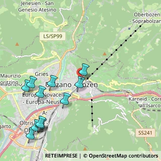 Mappa Via Latemar, 39100 Bolzano BZ, Italia (2.59583)