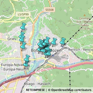 Mappa Via dei Portici, 39100 Bolzano BZ, Italia (0.6135)