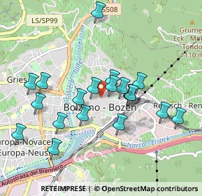 Mappa Via Dr. Josef Streiter, 39100 Bolzano BZ, Italia (0.873)