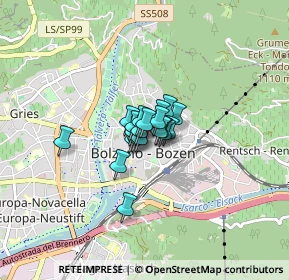 Mappa Via Dr. Josef Streiter, 39100 Bolzano BZ, Italia (0.3225)