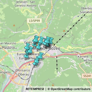 Mappa VIA DOKTOR JOSEPH STREITER, 39100 Bolzano BZ, Italia (1.12167)