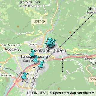 Mappa Via della Roggia, 39100 Bolzano BZ, Italia (1.11545)