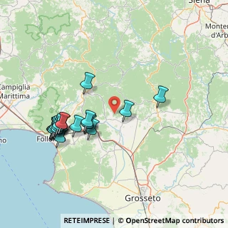 Mappa Podere fabbri, 58023 Gavorrano GR, Italia (16.7195)