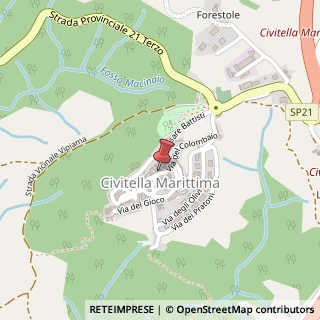 Mappa 1 Piazza Fanini, Civitella Paganico, GR 58045, 58045 Civitella Marittima GR, Italia, 58045 Civitella Paganico, Grosseto (Toscana)