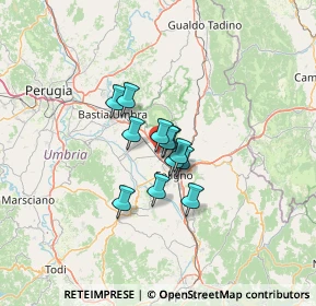 Mappa Via Giuseppe di Vittorio, 06038 Spello PG, Italia (7.6)