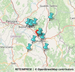 Mappa Via Giuseppe di Vittorio, 06038 Spello PG, Italia (9.48818)