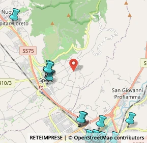 Mappa Via Prato, 06038 Spello PG, Italia (3.6015)