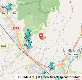 Mappa Via Prato, 06038 Spello PG, Italia (3.62727)
