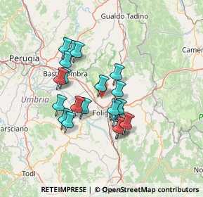 Mappa Via Prato, 06038 Spello PG, Italia (11.8125)