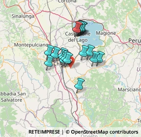 Mappa Vocabolo Maranzano, 06062 Città della Pieve PG, Italia (9.8695)