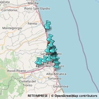Mappa Via Fratelli Cairoli, 63066 Grottammare AP, Italia (8.58474)