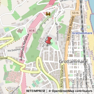 Mappa Via N. Fenili, 6, 63066 Grottammare, Ascoli Piceno (Marche)