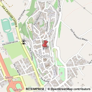 Mappa Piazza repubblica, 06038 Spello, Perugia (Umbria)