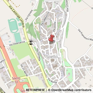 Mappa Via Giuseppe Garibaldi, 20, 06038 Spello, Perugia (Umbria)