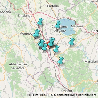 Mappa Via Giuseppe Mazzini, 53043 Chiusi SI, Italia (8.65214)