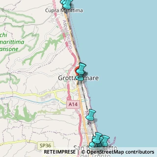 Mappa Via Giacomo Leopardi, 63066 Grottammare AP, Italia (3.32813)