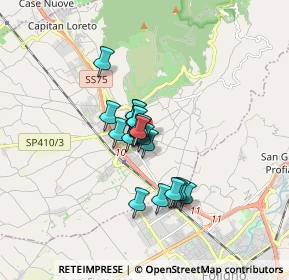 Mappa Via Giacomo Brodolini, 06038 Spello PG, Italia (1.0855)