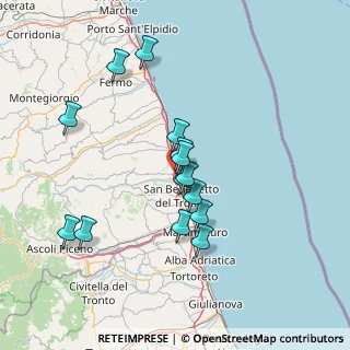 Mappa Via Zandonai, 63066 Grottammare AP, Italia (13.50143)