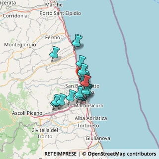 Mappa Via Zandonai, 63066 Grottammare AP, Italia (9.43)