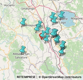 Mappa Piazza S. Lorenzo, 53047 Sarteano SI, Italia (12.45053)