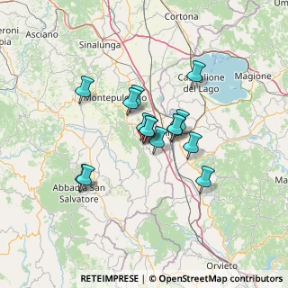 Mappa Via San Giovanni Bosco, 53047 Sarteano SI, Italia (9.96667)