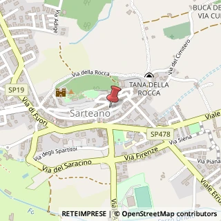 Mappa Via Roma, 21, 53047 Sarteano, Siena (Toscana)