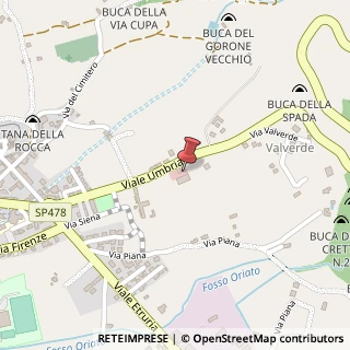 Mappa Viale Umbria, 30, 53047 Sarteano, Siena (Toscana)