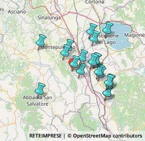 Mappa Via Lago Trasimeno, 53047 Sarteano SI, Italia (12.42947)