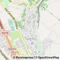 Mapa Spello