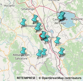 Mappa 53047 Sarteano SI, Italia (13.00158)