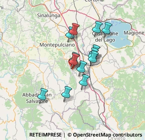 Mappa 53047 Sarteano SI, Italia (10.77786)