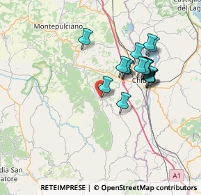 Mappa 53047 Sarteano SI, Italia (6.59389)