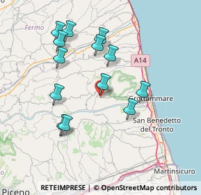 Mappa Contrada Capo di Termine, 63065 Ripatransone AP, Italia (7.48923)