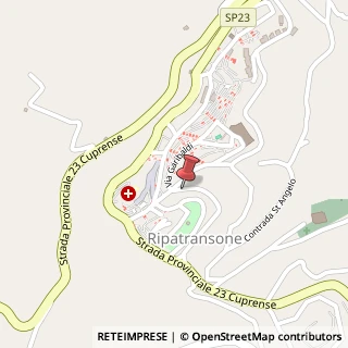 Mappa Viale Emidio Cellini, 42, 63065 Ripatransone, Ascoli Piceno (Marche)