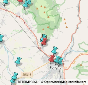 Mappa Via Banche, 06038 Spello PG, Italia (5.60118)