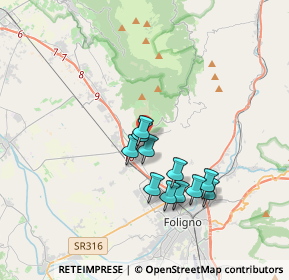 Mappa Via Banche, 06038 Spello PG, Italia (3.09091)