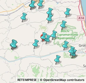 Mappa Viale Emidio Cellini, 63065 Ripatransone AP, Italia (4.665)