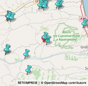 Mappa Viale Emidio Cellini, 63065 Ripatransone AP, Italia (6.2435)