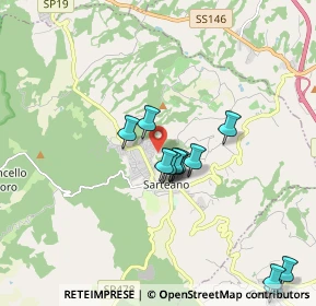 Mappa Via Ombrone, 53047 Sarteano SI, Italia (1.865)