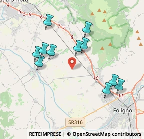 Mappa Via Santa Marinella, 06038 Spello PG, Italia (3.92455)