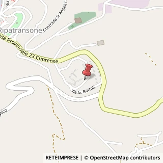Mappa Via Fonte Abeceto, 33, 63065 Ripatransone, Ascoli Piceno (Marche)