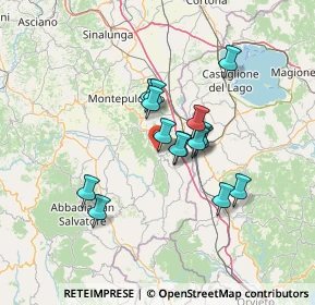 Mappa Via Po, 53047 Sarteano SI, Italia (10.73733)