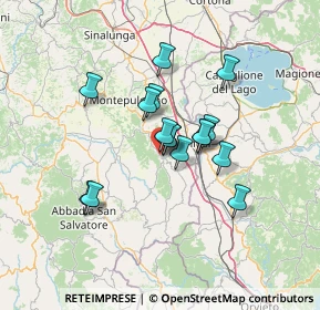 Mappa Via Po, 53047 Sarteano SI, Italia (10.48125)