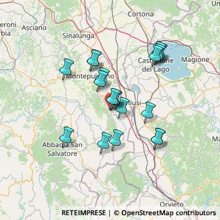 Mappa Via Tevere, 53047 Sarteano SI, Italia (13.00368)