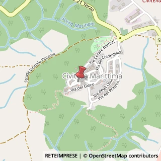 Mappa Via del Borgo, 1, 58045 Civitella Marittima GR, Italia, 58045 Civitella Paganico, Grosseto (Toscana)