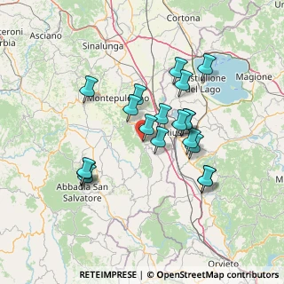 Mappa Via dei Cappuccini, 53047 Sarteano SI, Italia (12.83368)