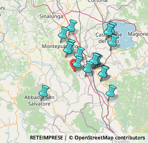 Mappa Via S. Andrea, 53047 Sarteano SI, Italia (11.91647)