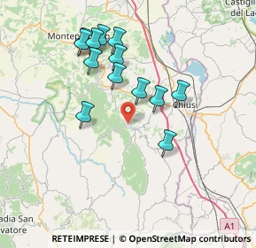 Mappa Via S. Andrea, 53047 Sarteano SI, Italia (7.17923)